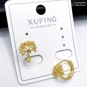 Сережки Xuping14К 10658 ( 1 см.)